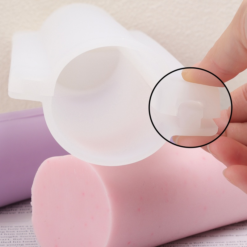 Soap Making Things - Long Heart Column Silicone Soap Loaf