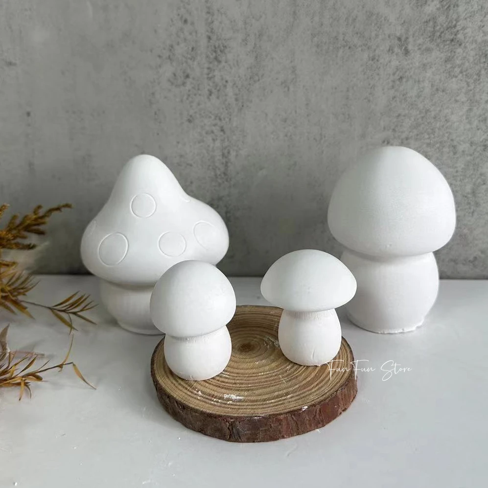 Soap Making Chemical - 3D Mushroom Candle Silicone Mold Crystal