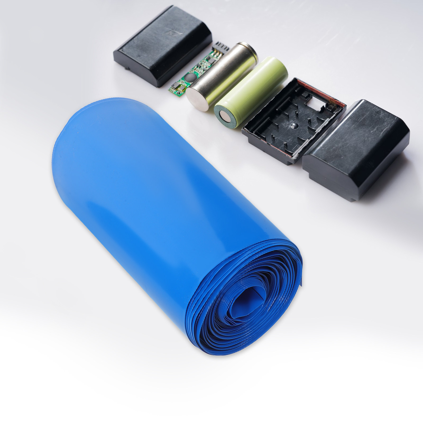 Shrink Wrap Pvc - 1 Roll Blue Heat Shrink Tubing