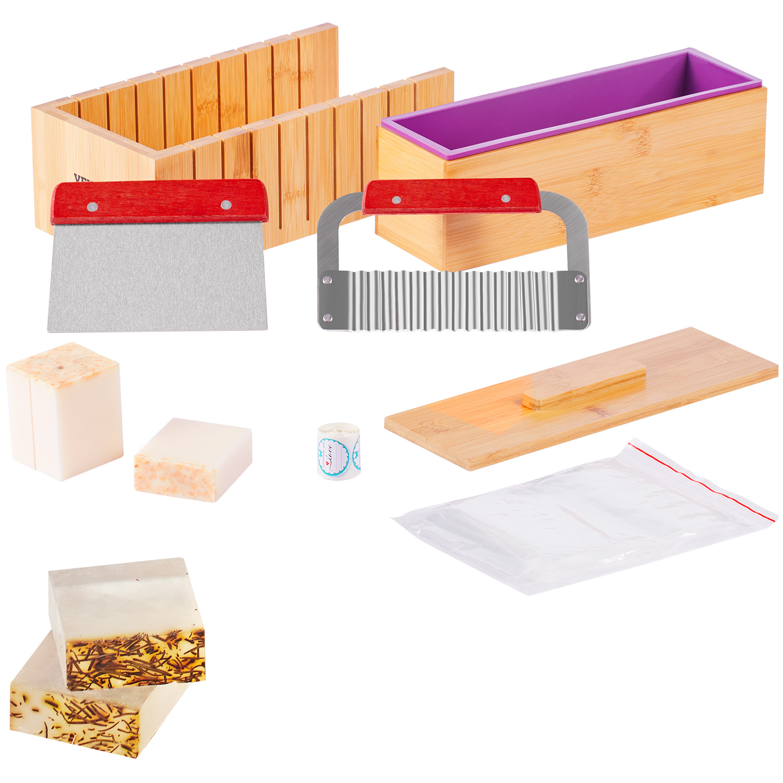 Soap Making Book - VEVOR Soap Making Kit Bamboo Cutting