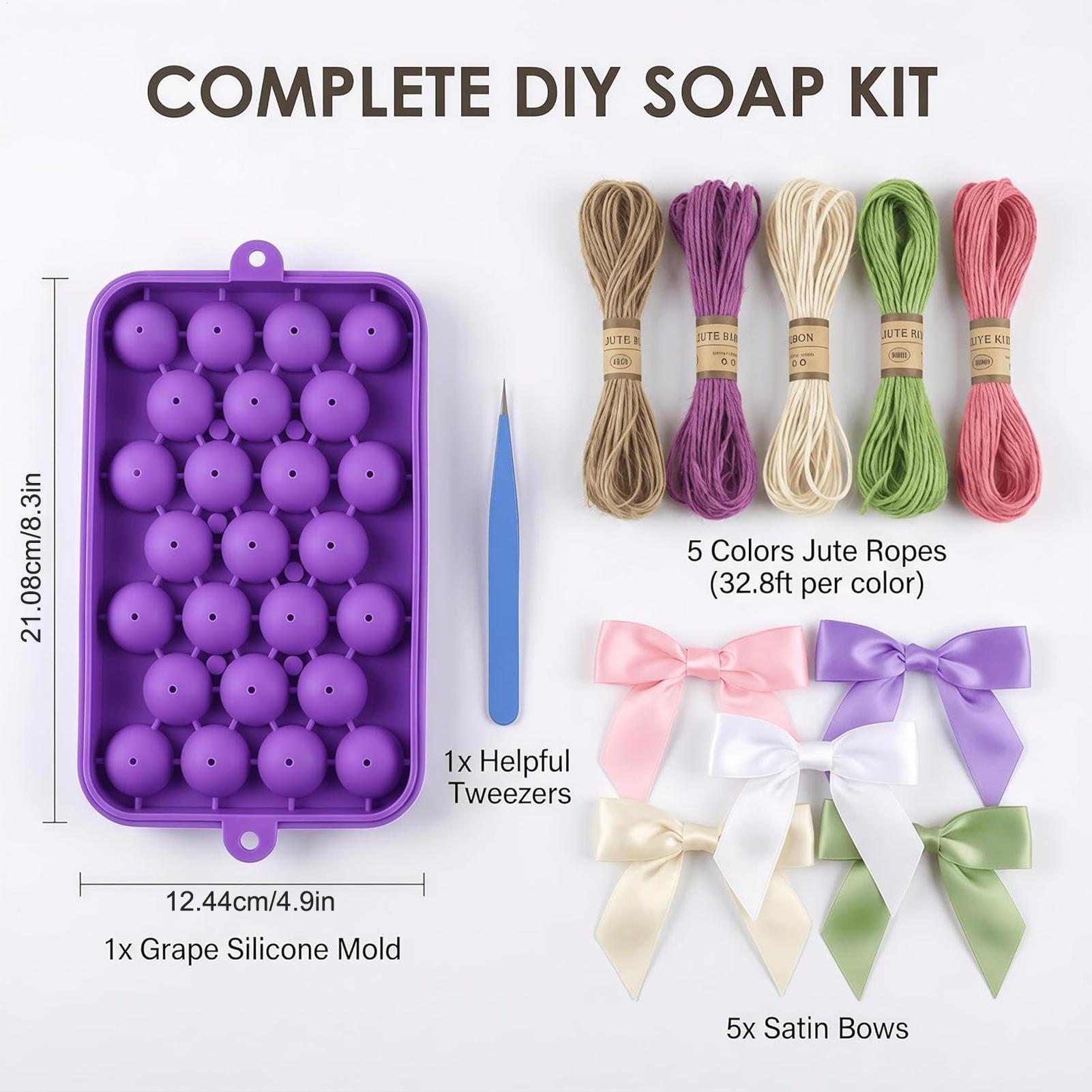 DIY Soap Making Kit Grape Soap - огляд і ціна Soap Making Things