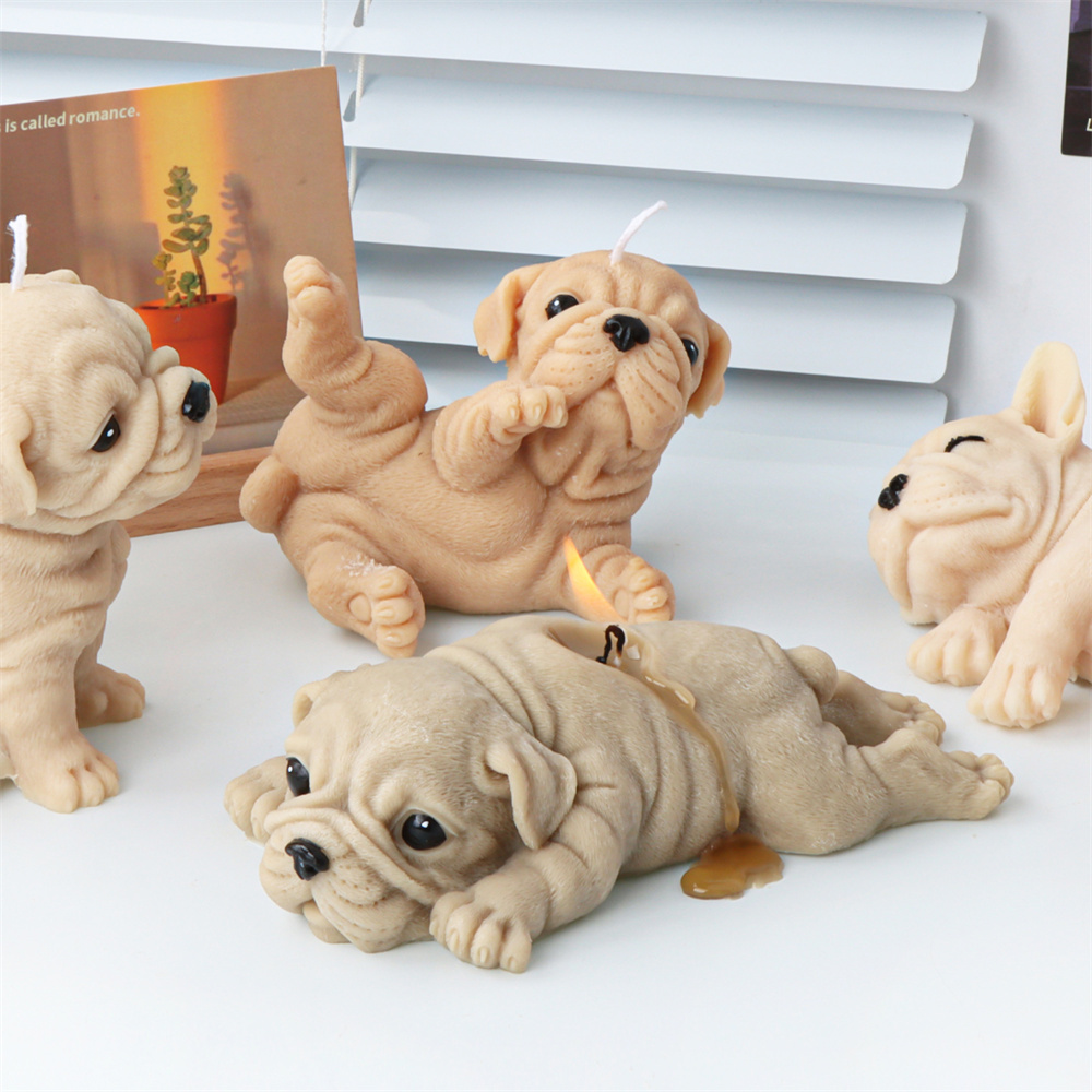 3D Dog Silicone Candle Molds S - огляд і ціна Soap Making Chemical