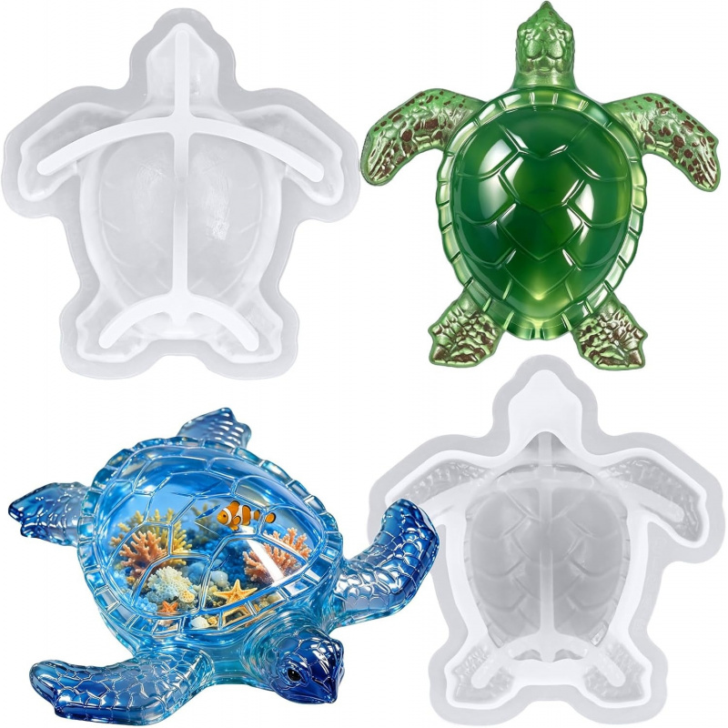 2Animal Resin Mold Set，3DTurtl - огляд і ціна Soap Making Kit Amazon