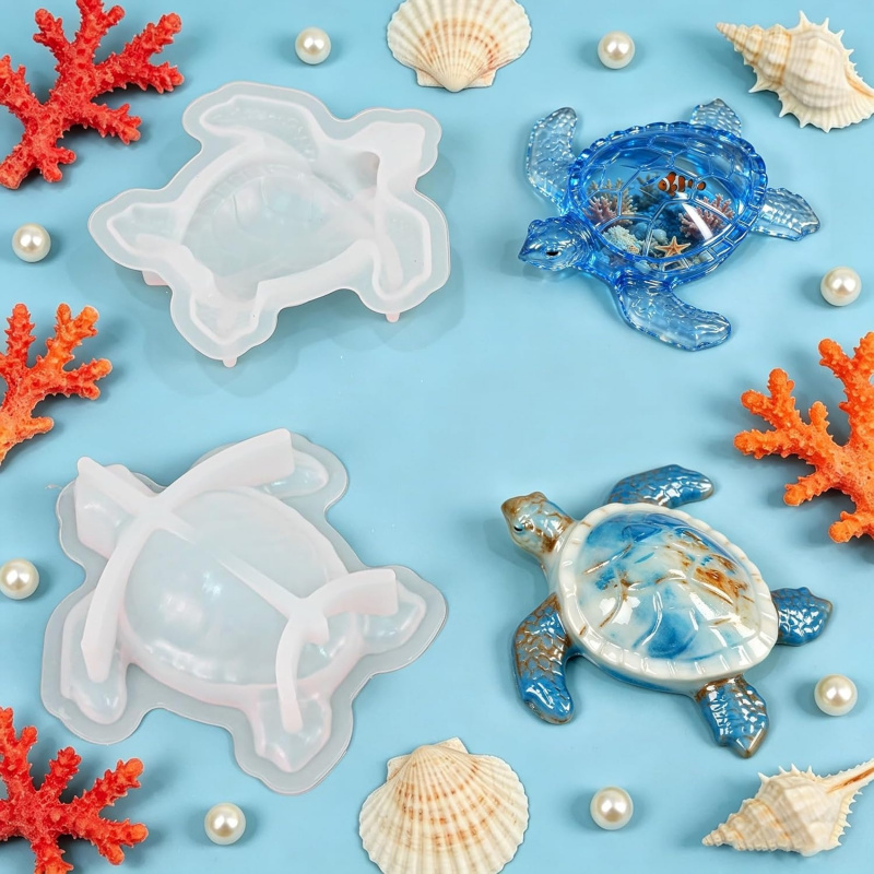 2Animal Resin Mold Set，3DTurtl - огляд і ціна Soap Making Kit Amazon