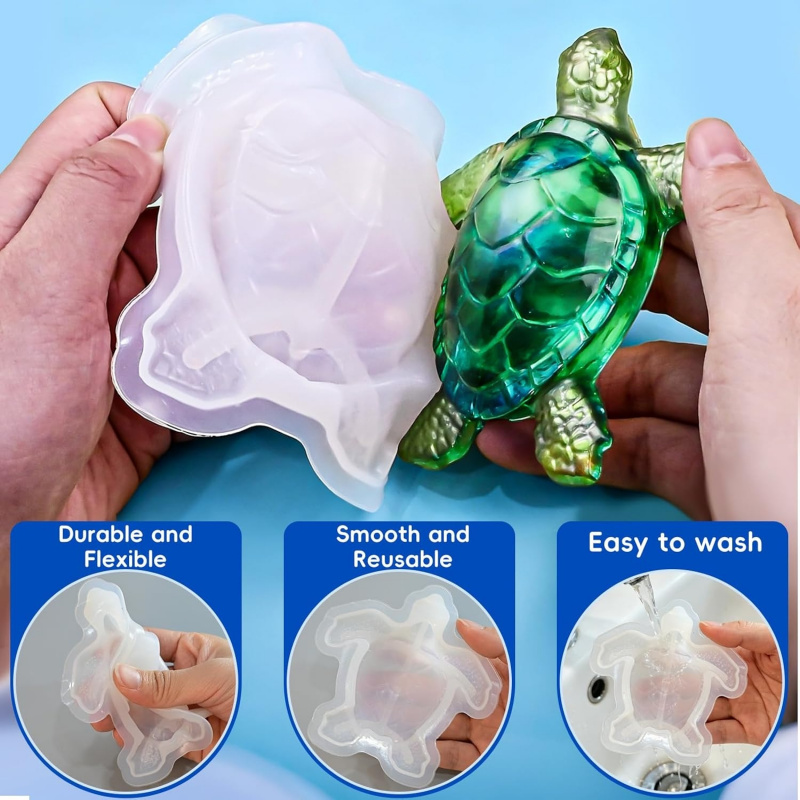 2Animal Resin Mold Set，3DTurtl - огляд і ціна Soap Making Kit Amazon