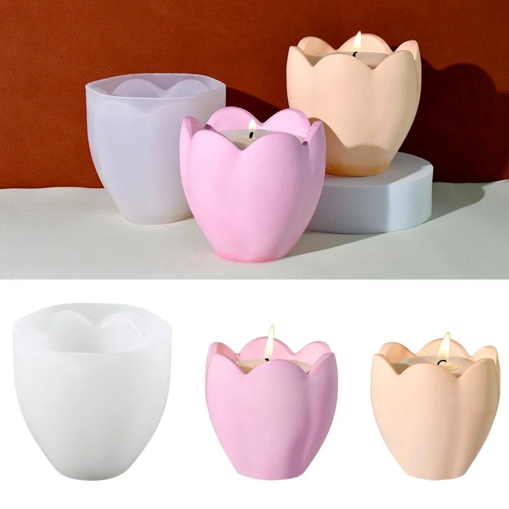 Tulip Candle Holder Silicone M - огляд і ціна Soap Making Book