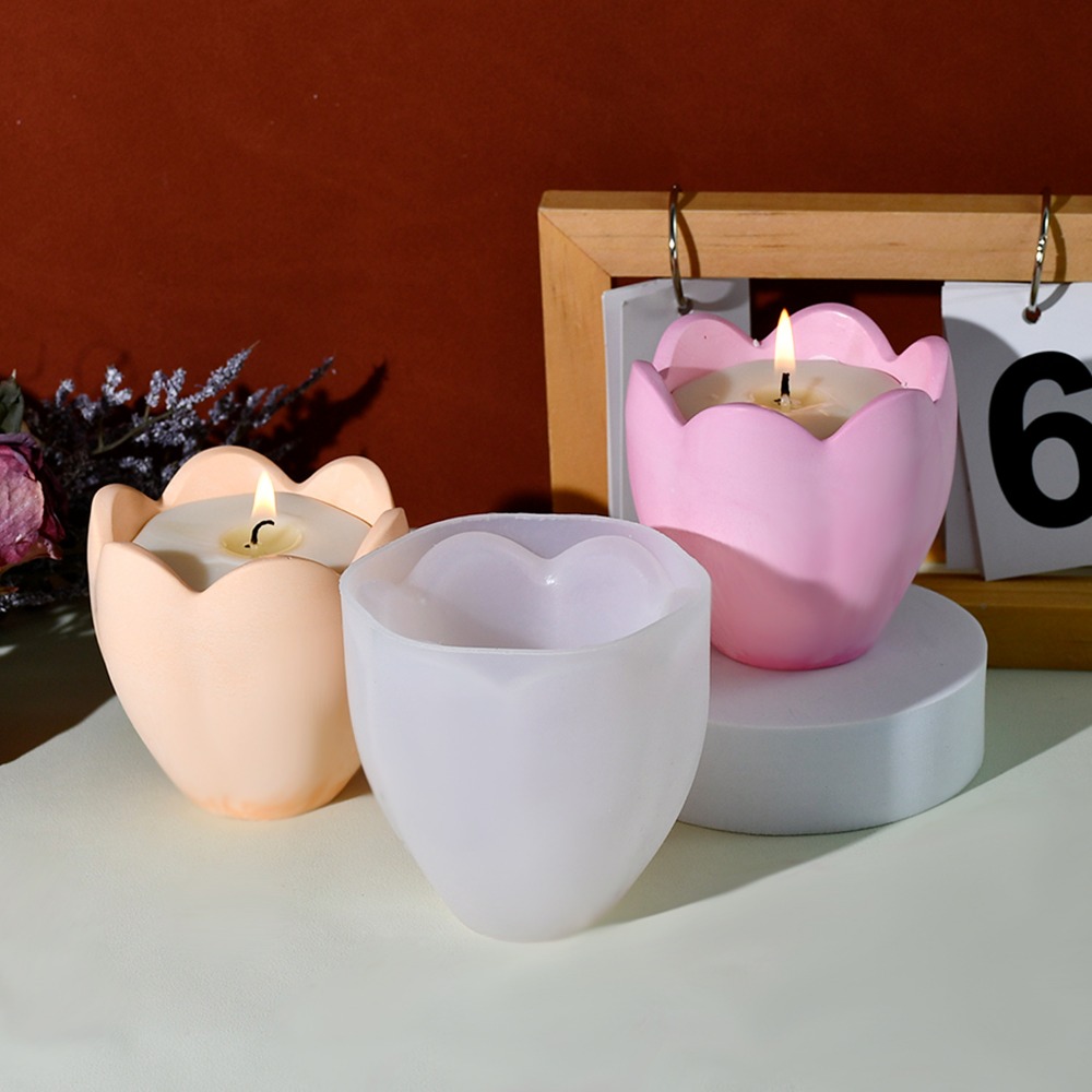 Tulip Candle Holder Silicone M - огляд і ціна Soap Making Book