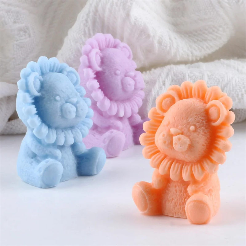 1PCS Cute Lionshaped Silicone  - огляд і ціна Soap Making Kit Amazon