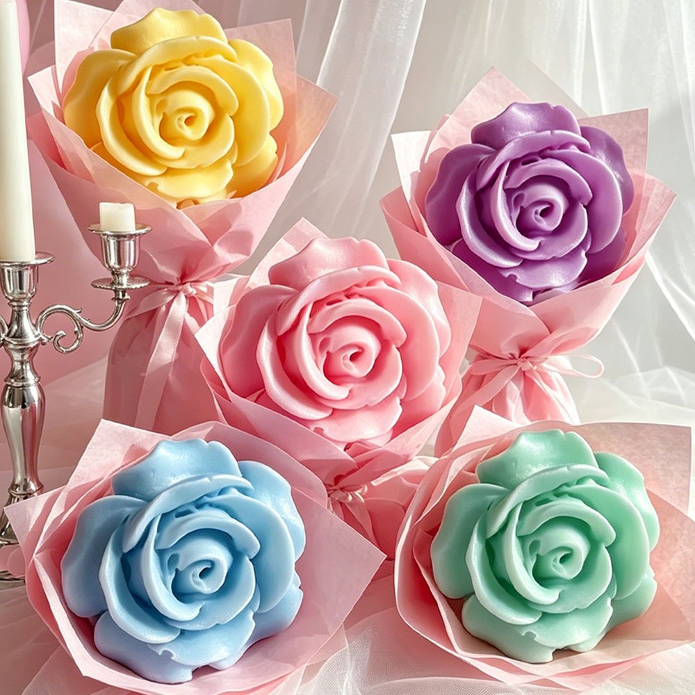 3pcs 3D Rose Flower Silicone M - огляд і ціна Soap Making Kit Amazon