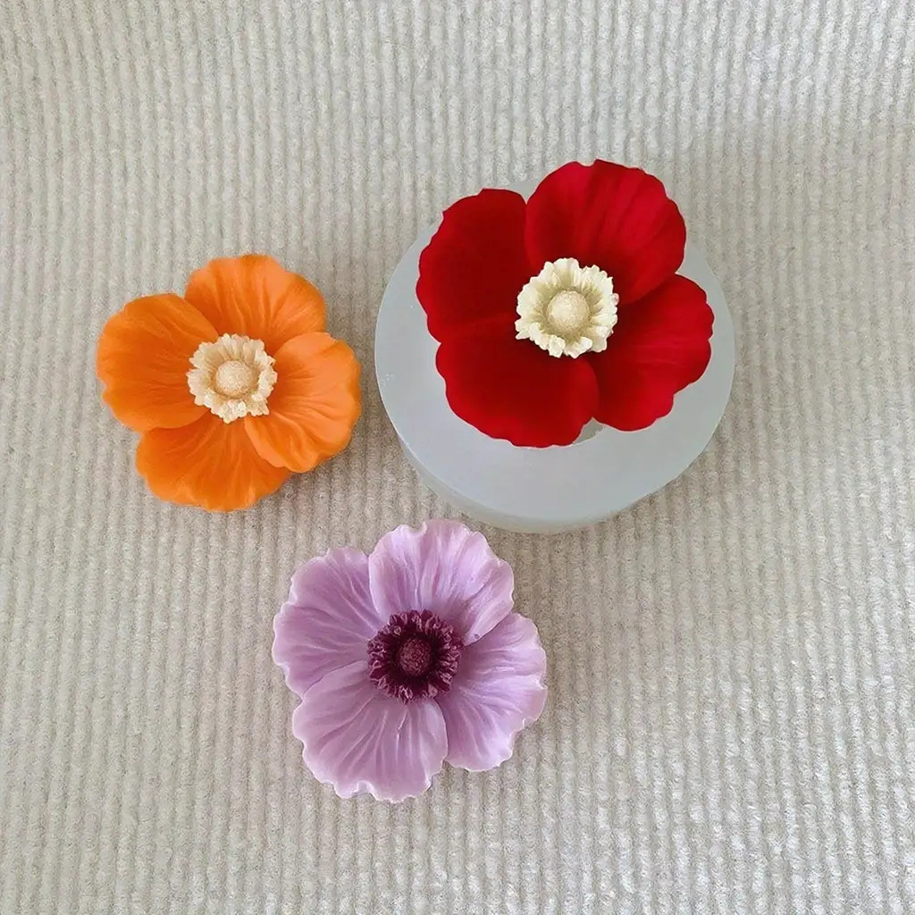 Flower Silicone Candle Mold, C - огляд і ціна Soap Making Chemical