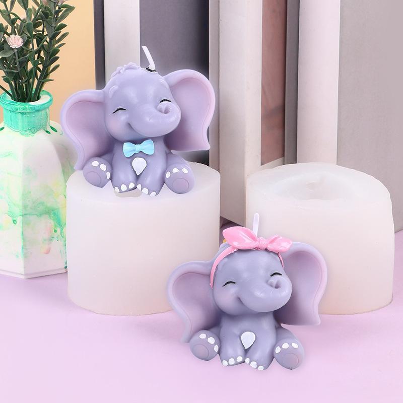 Cute 3D Elephant Silicone Cand - огляд і ціна Soap Making Equipment