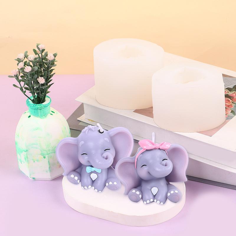 Cute 3D Elephant Silicone Cand - огляд і ціна Soap Making Equipment