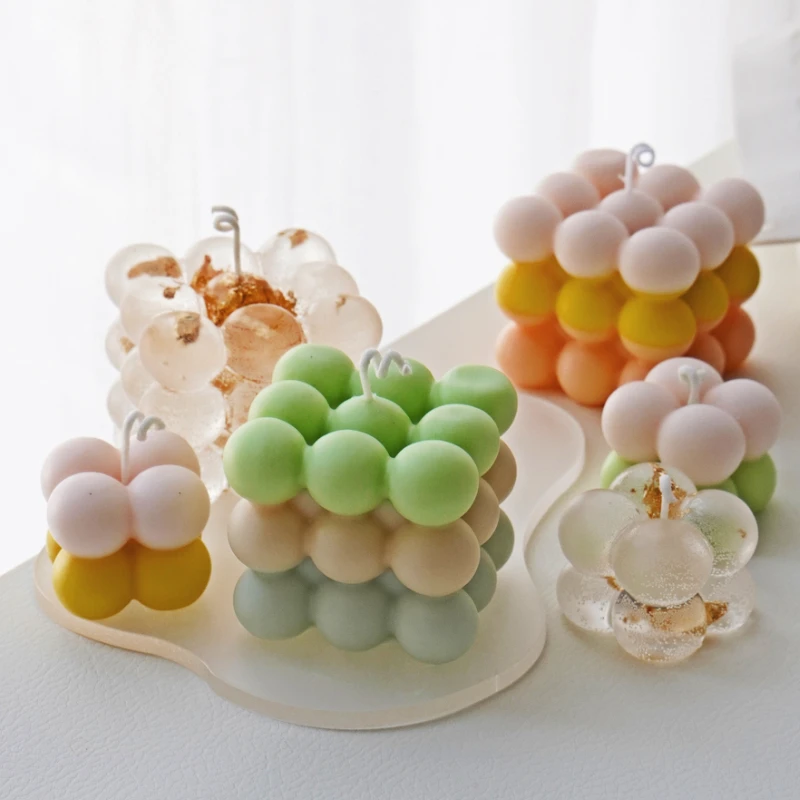 3D Bubble Cube Candle Silicone - огляд і ціна Soap Making Kit Amazon