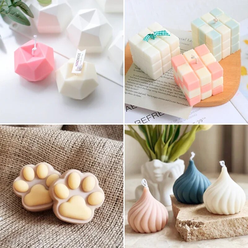 3D Bubble Cube Candle Silicone - огляд і ціна Soap Making Kit Amazon