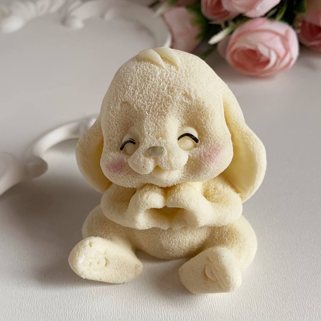 1pc Adorable Rabbit Resin Sili - огляд і ціна Soap Making Equipment
