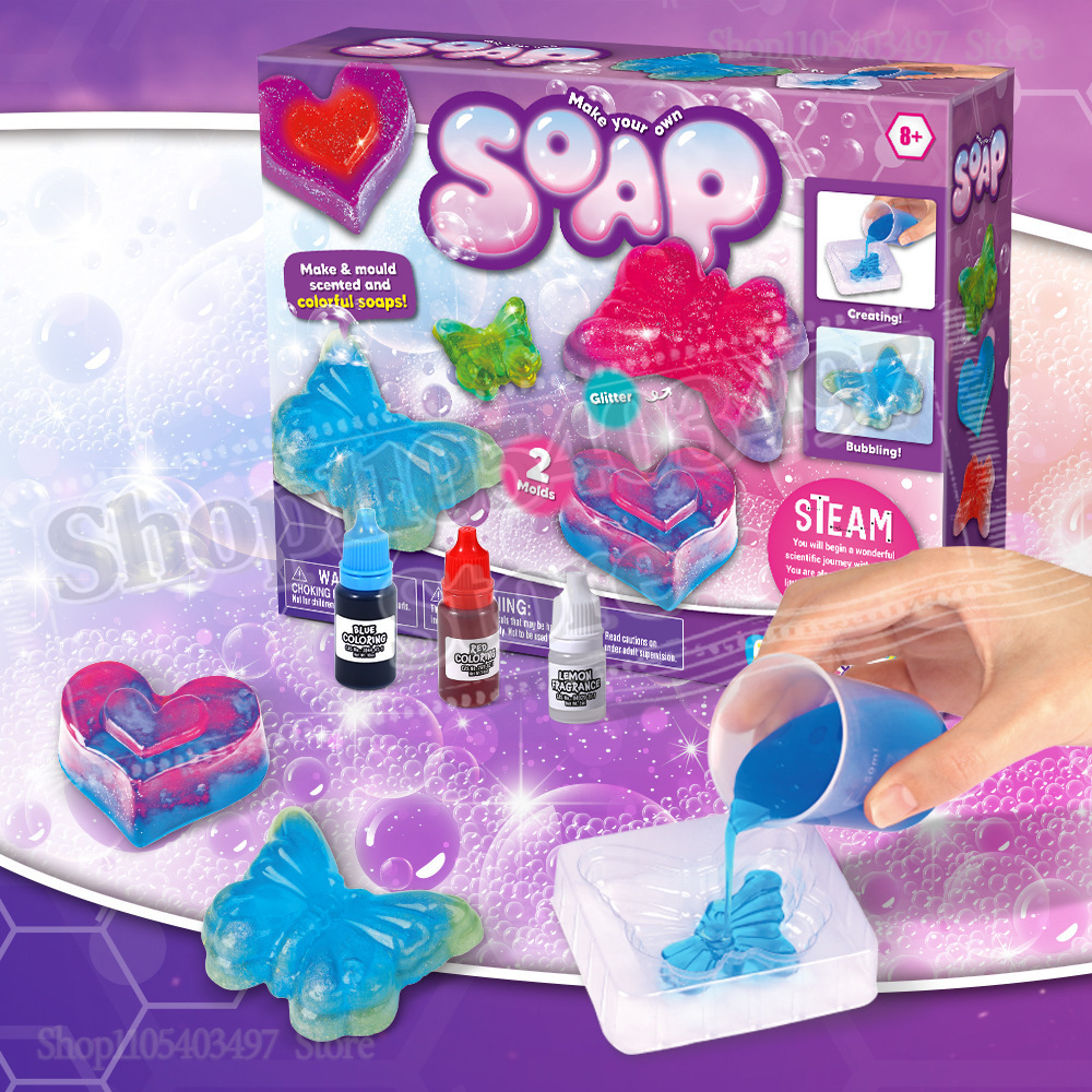 Multiple Styles Kids DIY Soap  - огляд і ціна Soap Making Kit For Kids
