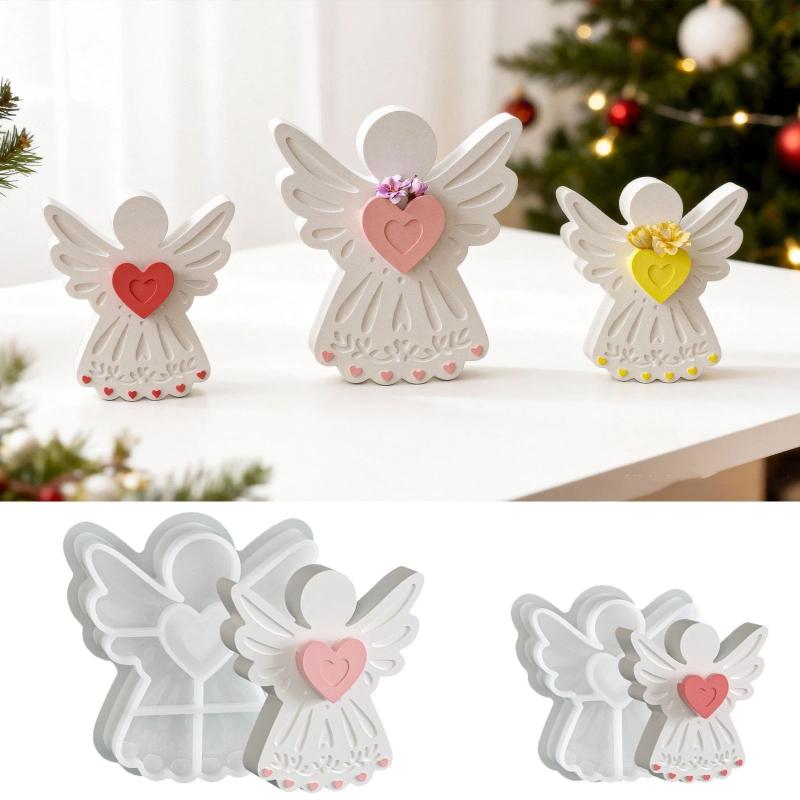 Love Angel Gypsum Mold Candle  - огляд і ціна Soap Making Equipment