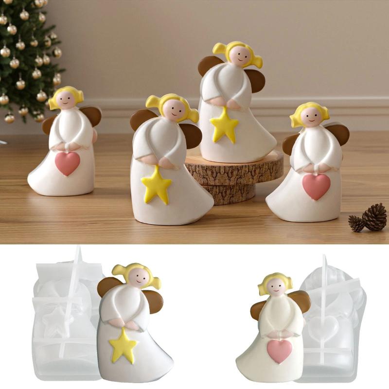 Love Angel Gypsum Mold Candle  - огляд і ціна Soap Making Equipment