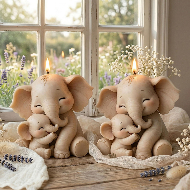 Cute Sitting Elephant Silicone - огляд і ціна Soap Making Kit For Kids