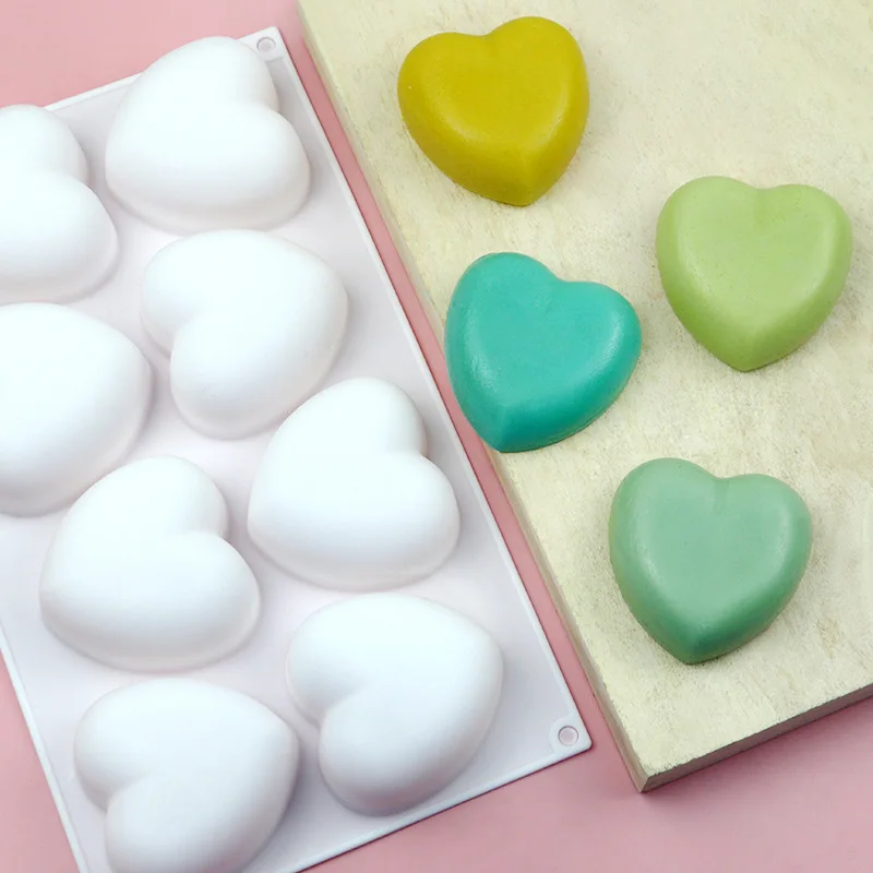 Love Heart Silicone Soap Mold  - огляд і ціна Soap Making Ideas