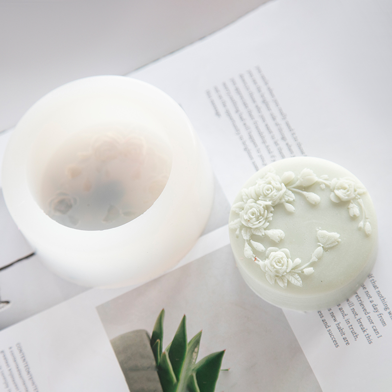 Round Shape Rose Flower Handma - огляд і ціна Soap Making Chemical