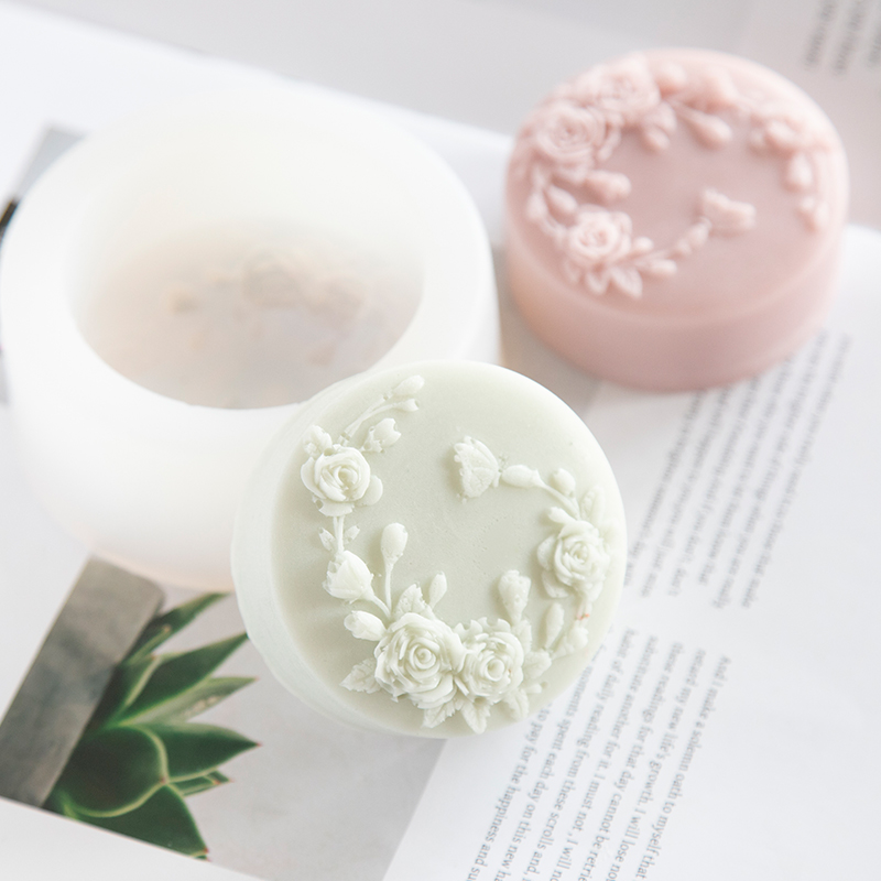 Round Shape Rose Flower Handma - огляд і ціна Soap Making Chemical