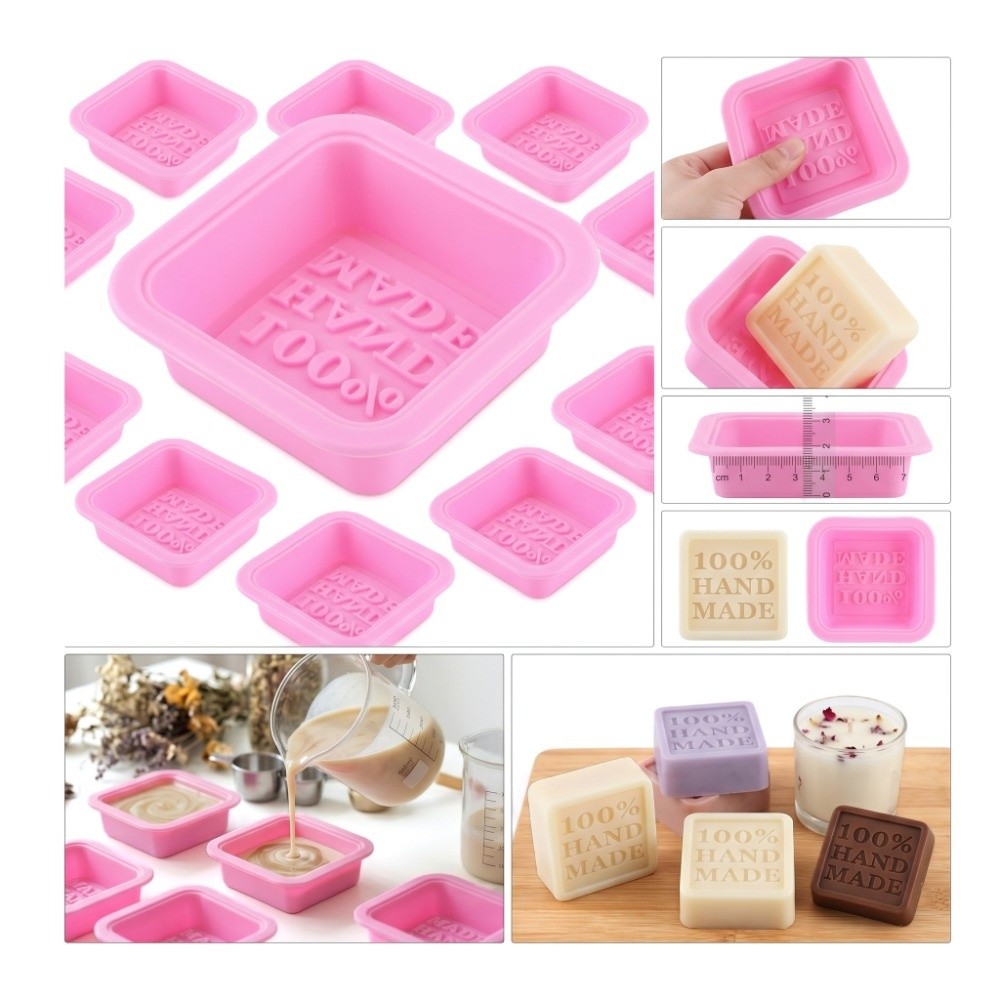 25PCS Silicone Silicone Soap M - огляд і ціна Soap Making Process