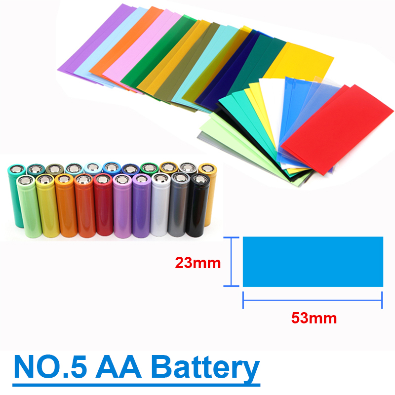 25~500pcs AA / AAA/18650/21700 - огляд і ціна Shrink Wrap Pvc