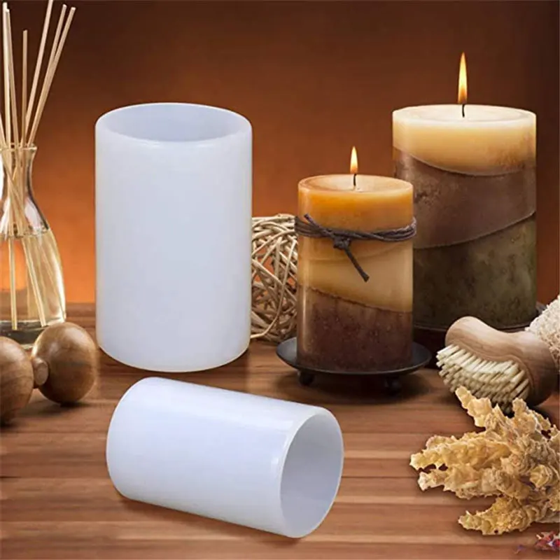 Cylinder Silicone Candle Molds - огляд і ціна Soap Making Chemical