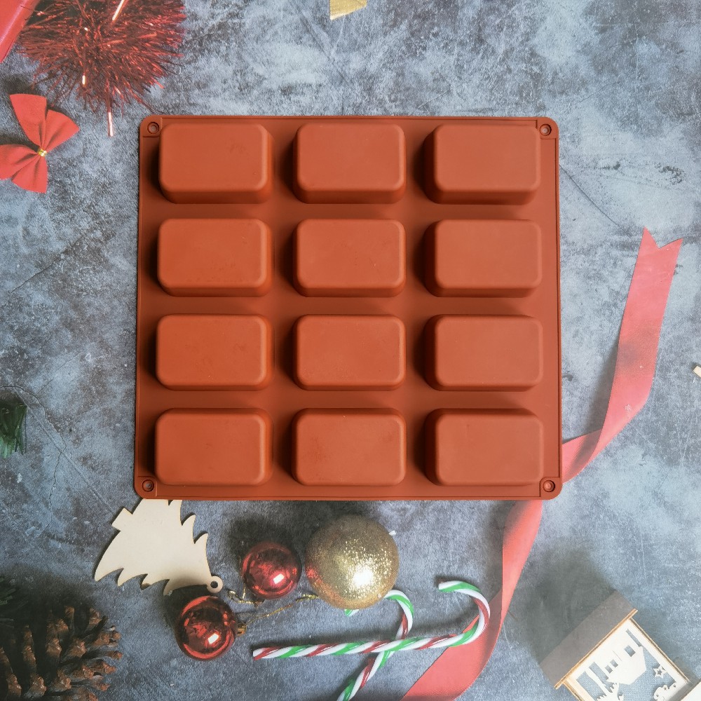 12 Cavity Square Silicone Soap - огляд і ціна Soap Making Things