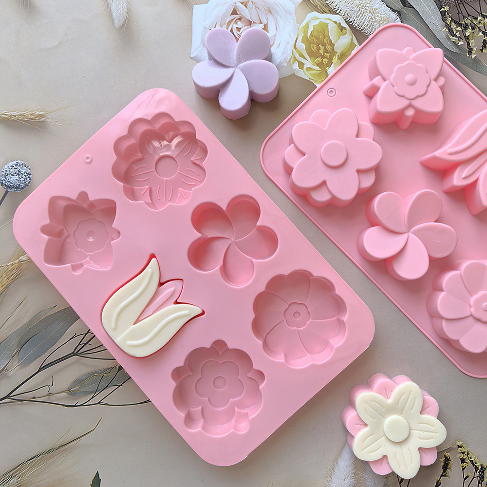 kinds Flower Silicone Molds Di - огляд і ціна Soap Making Ideas
