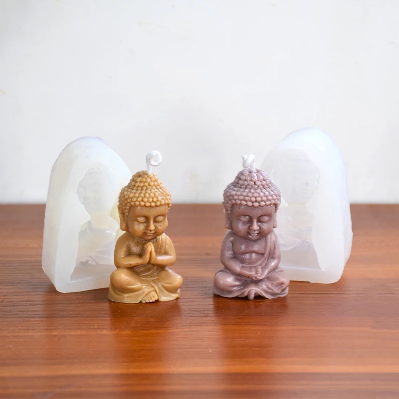 3D Buddha Silicone Candle Mold - огляд і ціна Soap Making Process
