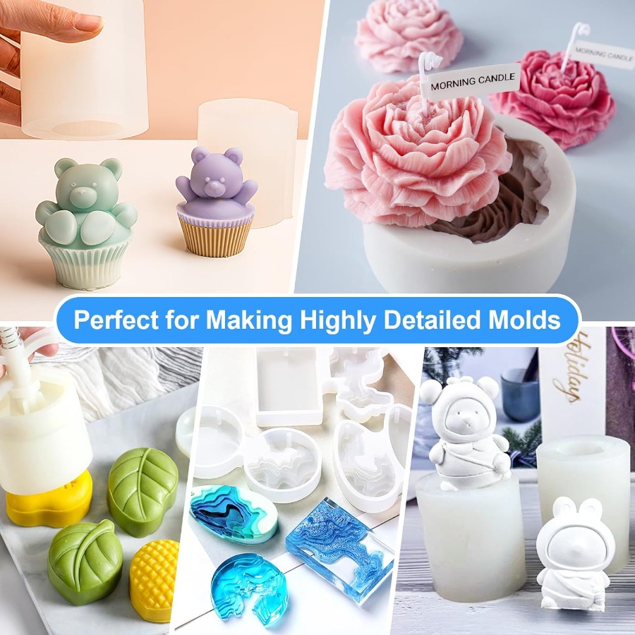 Silicone Mold Making Kit, 38.8 - огляд і ціна Soap Making Ideas