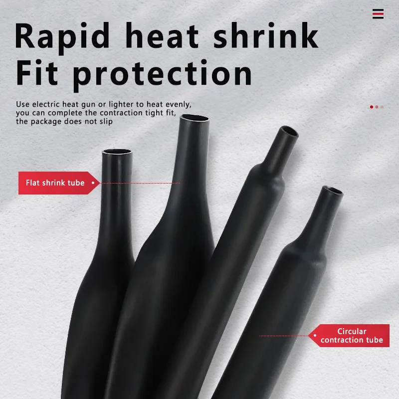 100 Meters/10M 3:1 Heat Shrink - огляд і ціна Shrink Wrap Pvc